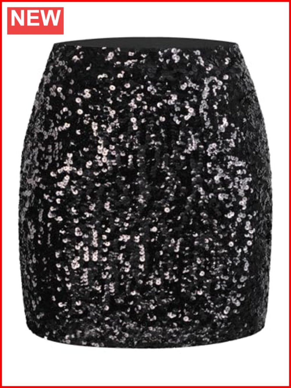 Sequin Bodycon Mini Skirt Sparkle Night Out Party